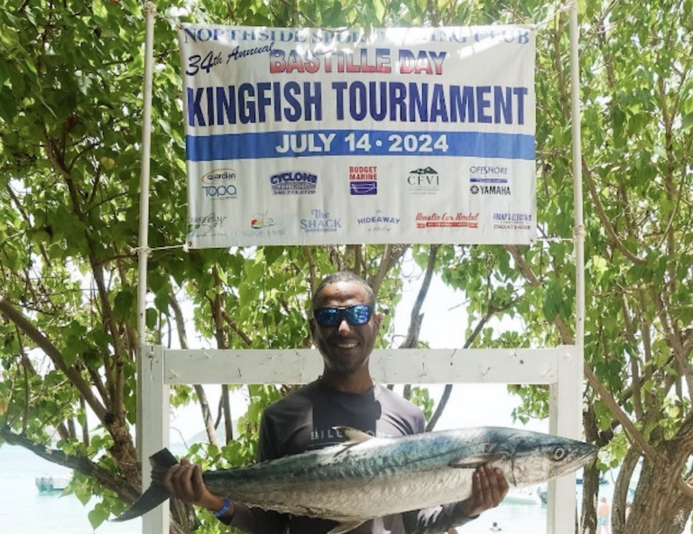 Gilbert Laban Wins the Grand Prize at the Bastille Day Kingfish Tournament
